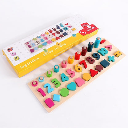 Wooden Montessori Toys Shape Sorting