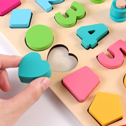 Wooden Montessori Toys Shape Sorting