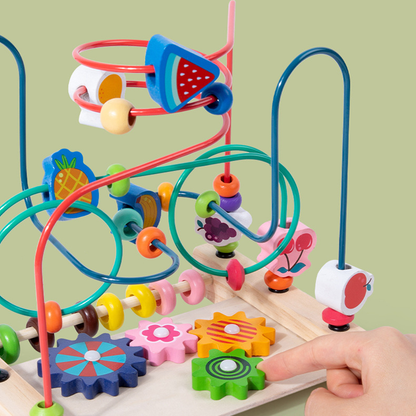 Wooden Maze Bead Toy