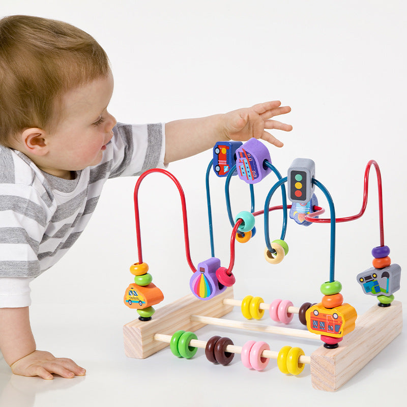 Wooden Maze Bead Toy