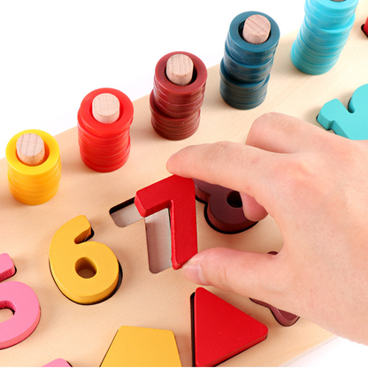 Wooden Montessori Toys Shape Sorting