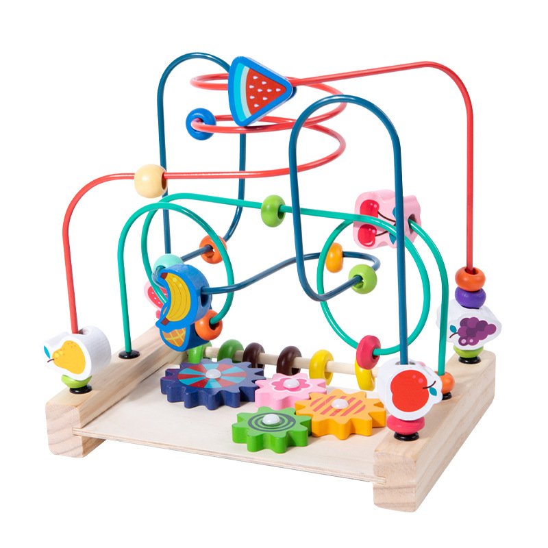 Wooden Maze Bead Toy