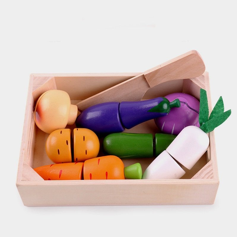 Wooden Vegetable cutting set